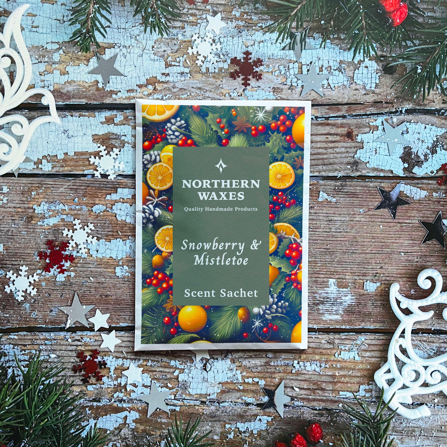 Snowberry Mistletoe - Christmas Scented Sachet