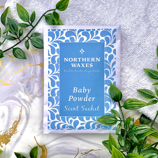 Baby Powder scented sachet / drawer liner northernwaxes