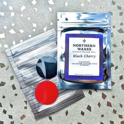 Black Cherry scented Vacuum discs by northernwaxes