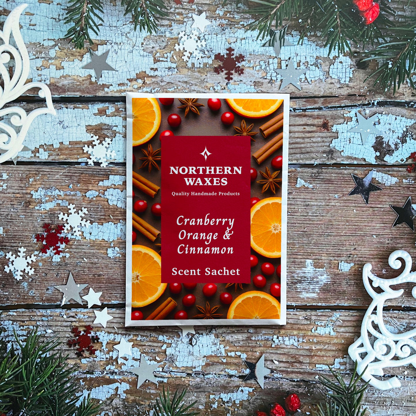 Cranberry, Orange & Cinnamon - Christmas Scented Sachet