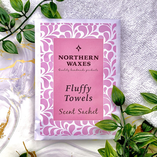 Fluffy Towels scented sachet / drawer liner northernwaxes