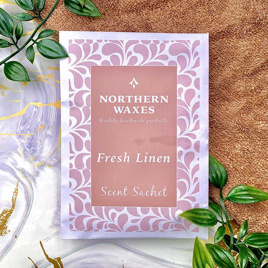 Fresh linen scented sachet / drawer liner northernwaxes