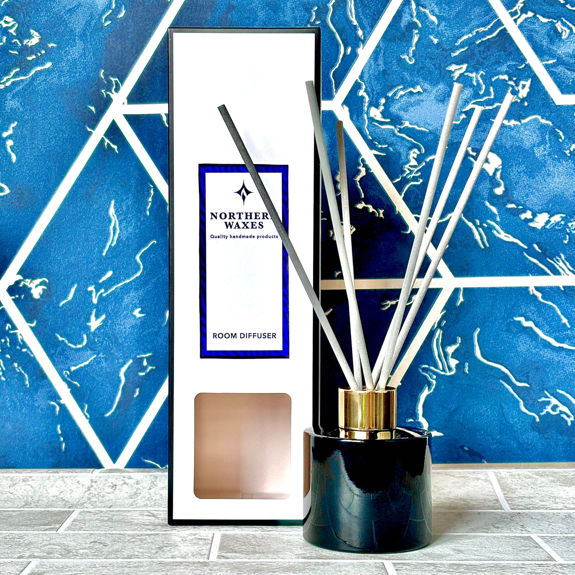Black Orchid Reed Diffuser by Northernwaxes